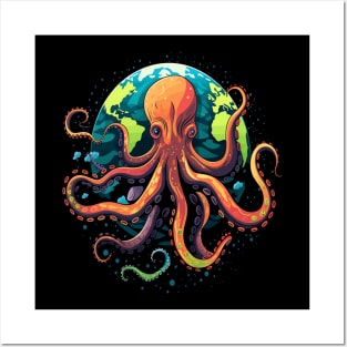 Octopus Earth Day Posters and Art